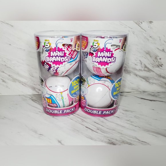 Zuru 5 Surprise Mini Brands Balls 2 Double Packs - Picture 1 of 1